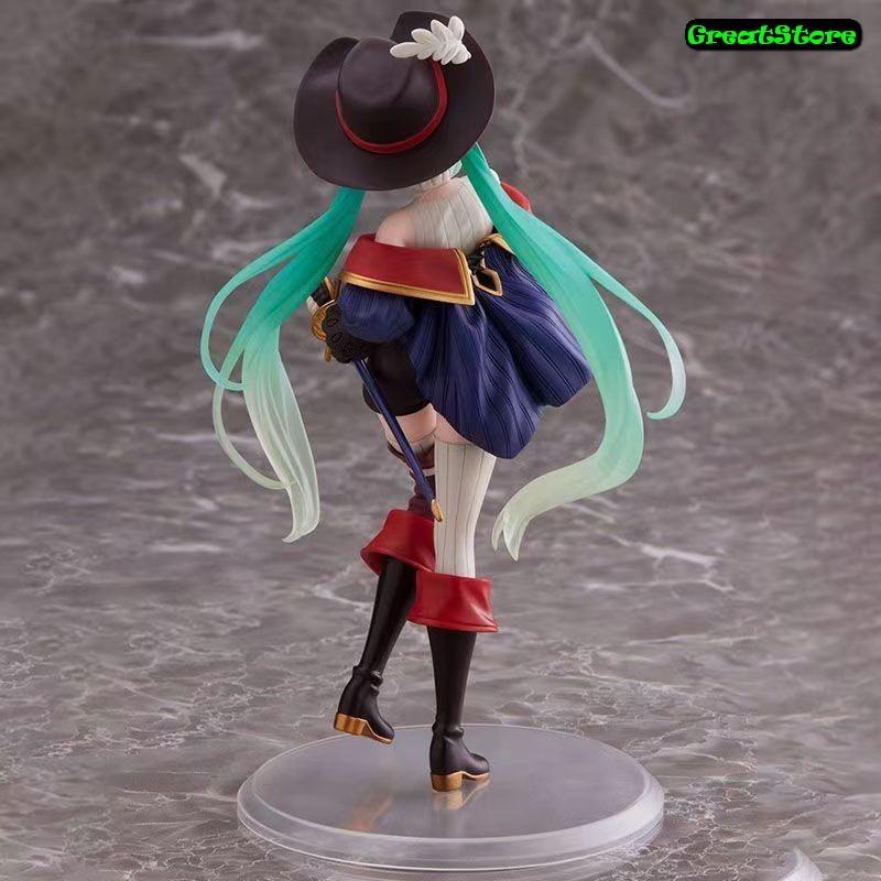 Hatsune Miku Wonderland Figure - Puss in Boots Figure Girl 18 cm, Perfect for Display and Collectors