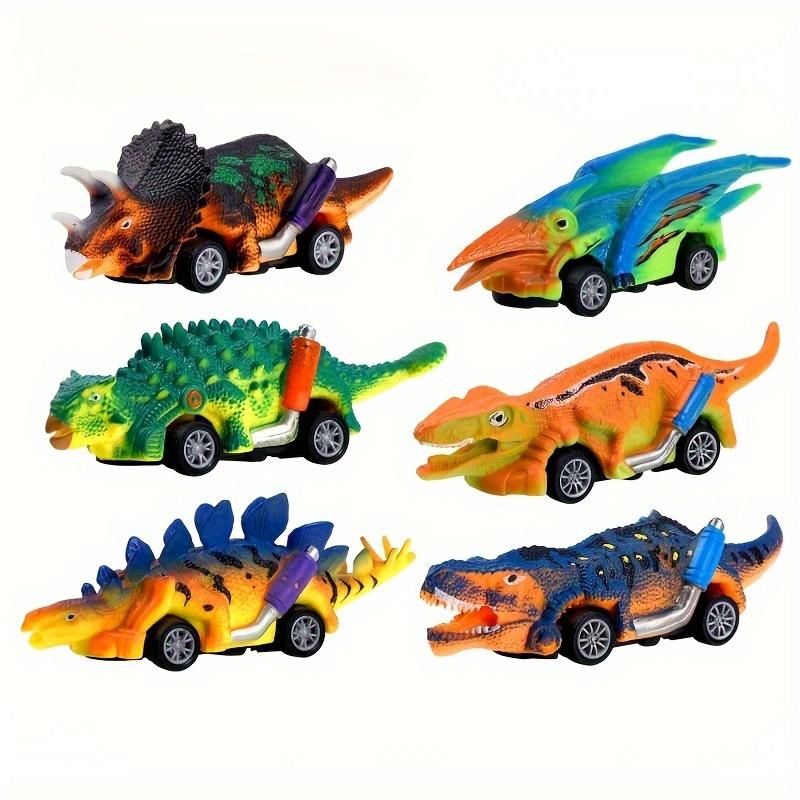 1pc Dinosaur Toys - Mini Pull Back Cars With T-Rex - For Boys - Ideal for Birthday, Christmas, Halloween, Thanksgiving - Perfect Gift for Kids