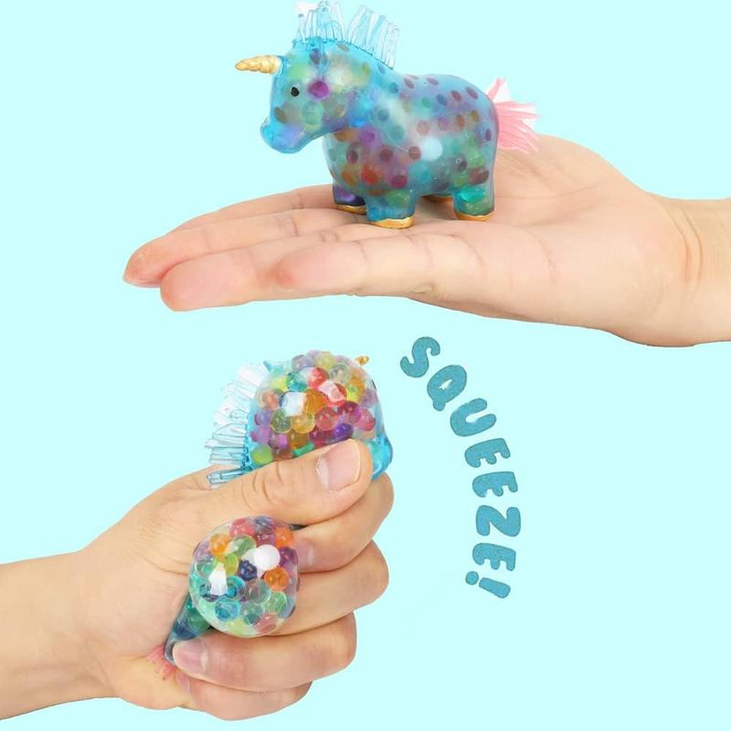 4 Pack Unicorn Stress Balls for Kids – Fun Christmas Stocking Stuffers & Gifts for Boys and Girls