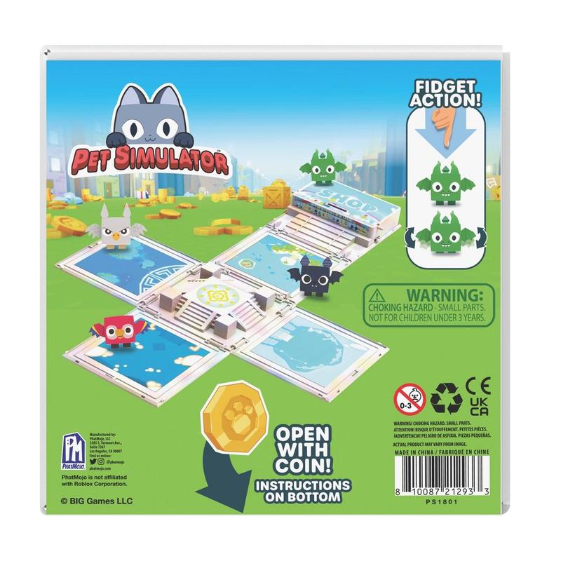 Pet Simulator X Lucky Block Playset 6 Pieces 4 Exclusive Pets Coin DLC Code