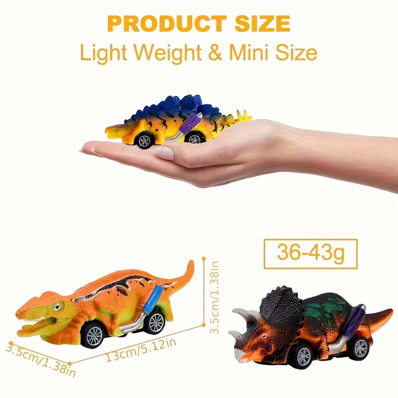 1pc Dinosaur Toys - Mini Pull Back Cars With T-Rex - For Boys - Ideal for Birthday, Christmas, Halloween, Thanksgiving - Perfect Gift for Kids