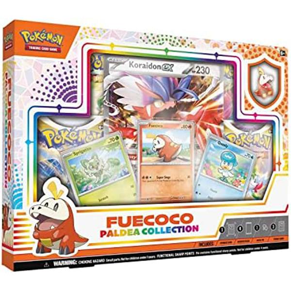 Pokemon TCG Paldea Collection Fuecoco, Sprigatito, and Quaxly 3 Box Set