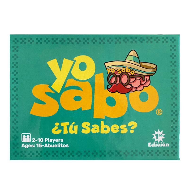 Yo Sabo The Game the New Latino Party Card Game for Family Game Night (Yo Sabo Game, No Sabo Game, Yo Sabo Card Game)