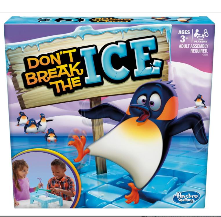 Hasbro Gaming Don't Break The Ice Preschool Game, Board Games for Kids Ages 3 and Up