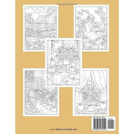 Autumn - Color By Number - Coloring Book For Adults: Large Print Color By Numbers of Fall And Autumn Scenes For Adults, Seniors, Teens and Kids (Color by Number Coloring Books For Adults)