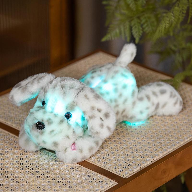 Glow in The Dark Puppy Plush Toy, 1 Count Cute Dog Shape Stuffed Animal Doll, Soft Luminous Plush Toys, Companion for Adults, Perfect Gift for Birthdays