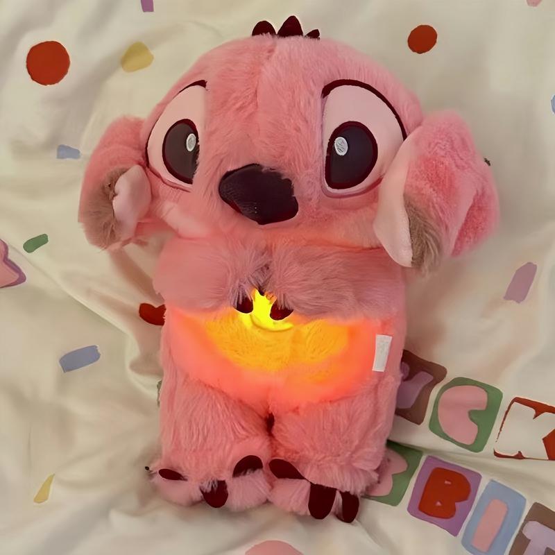 Breathing Animal Plushie S　t　i　t　c　h Soothing plushie with realisticbreathing, lights and music thatrelieves anxiety stitch  plush