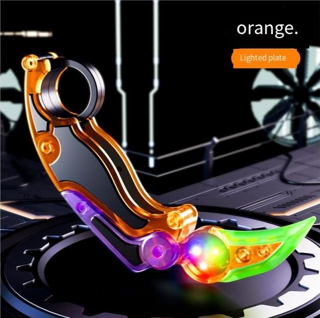 Gravity 3d Printing Straight Jump Claw Knife 2.0 Telescopic Rotary Decompression Toy Folding Claw Knife Radish Knife