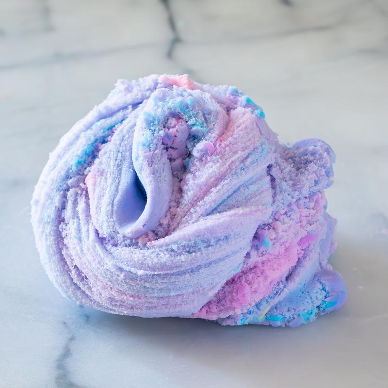 Cotton Candy Slime - Cloud Slime - Sea Dragon Slimes - sensory play, slime therapy, candy slime, fluffy slime, sensory regulation, stress relief