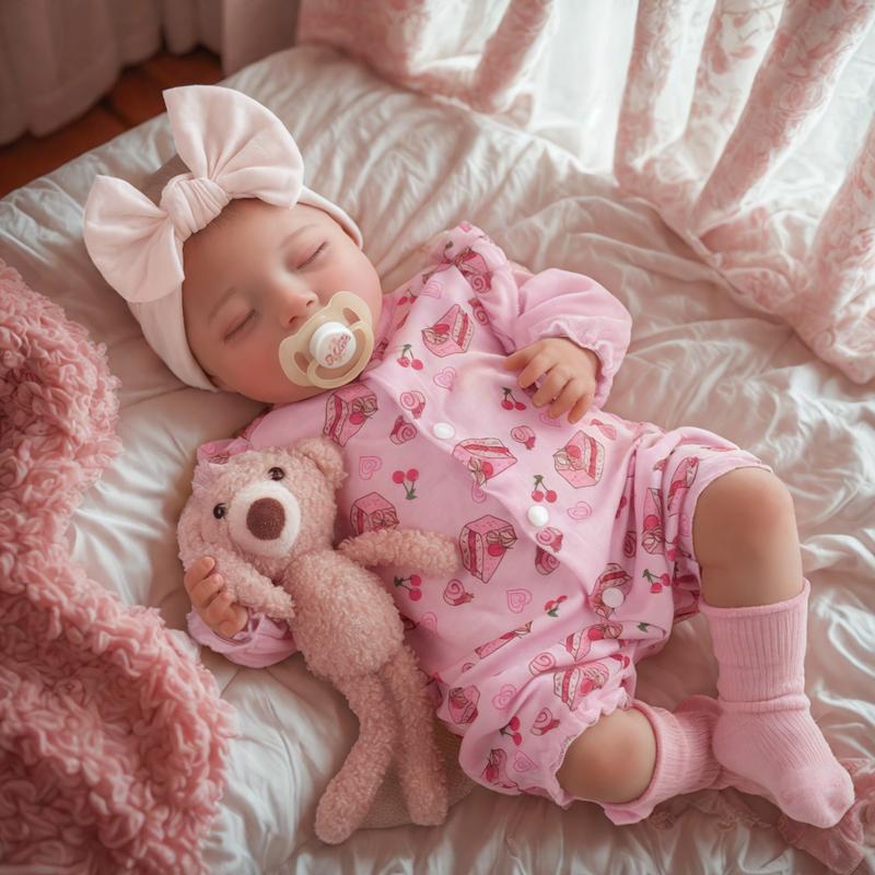 BABESIDE Lifelike Reborn Baby Dolls - Bella, 20-Inch Baby Feeling Realistic-Newborn Baby Dolls Cute Real Life Baby Dolls Sleeping Girl with Gift Box for Kids Age 3 +