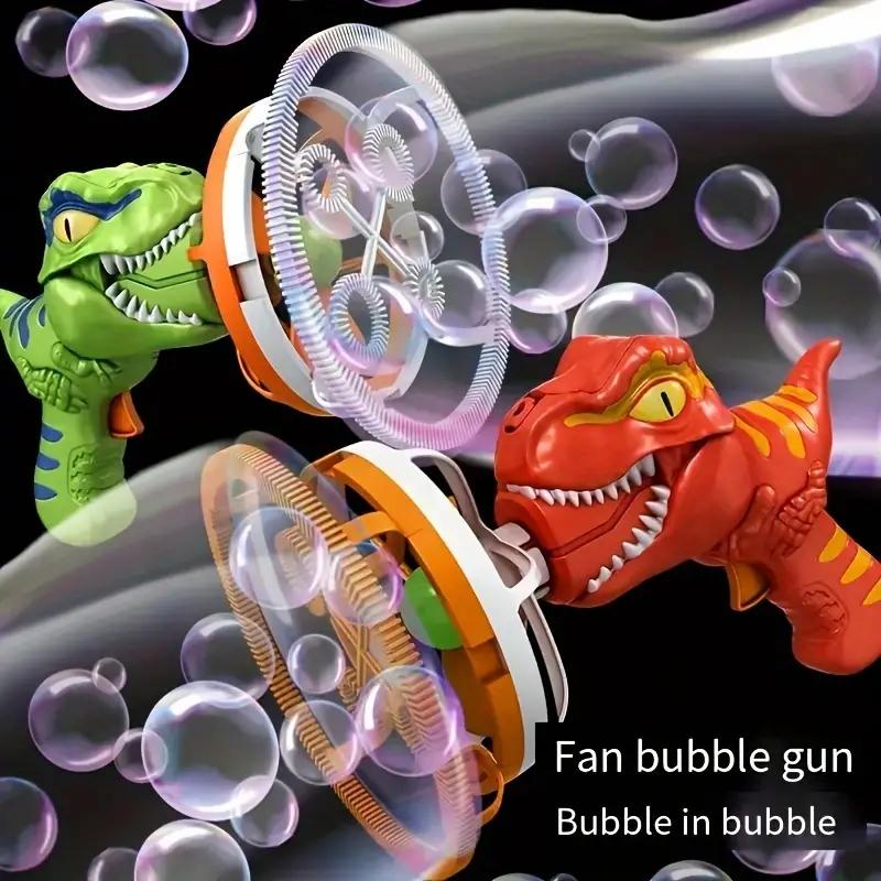 Dinosaur Bubble Machine Model Blowing Big Bubble Fully Automatic Handheld Electric Bubble Machine