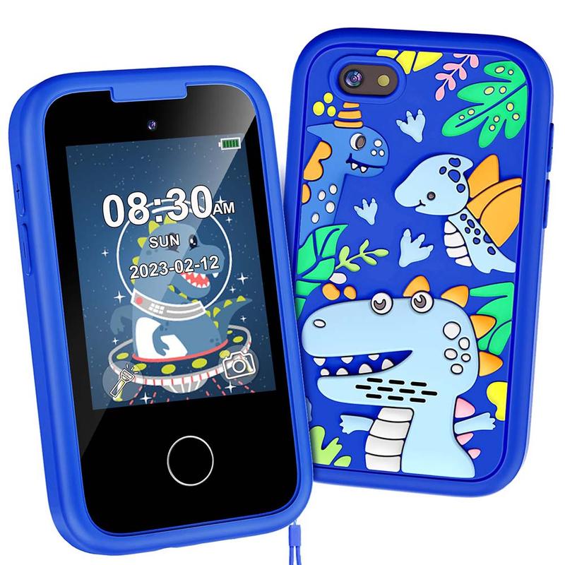 Kids smartphone for girls, birthday or Christmas gift, age 3-10, with dual cameras, games, music player, and learning features