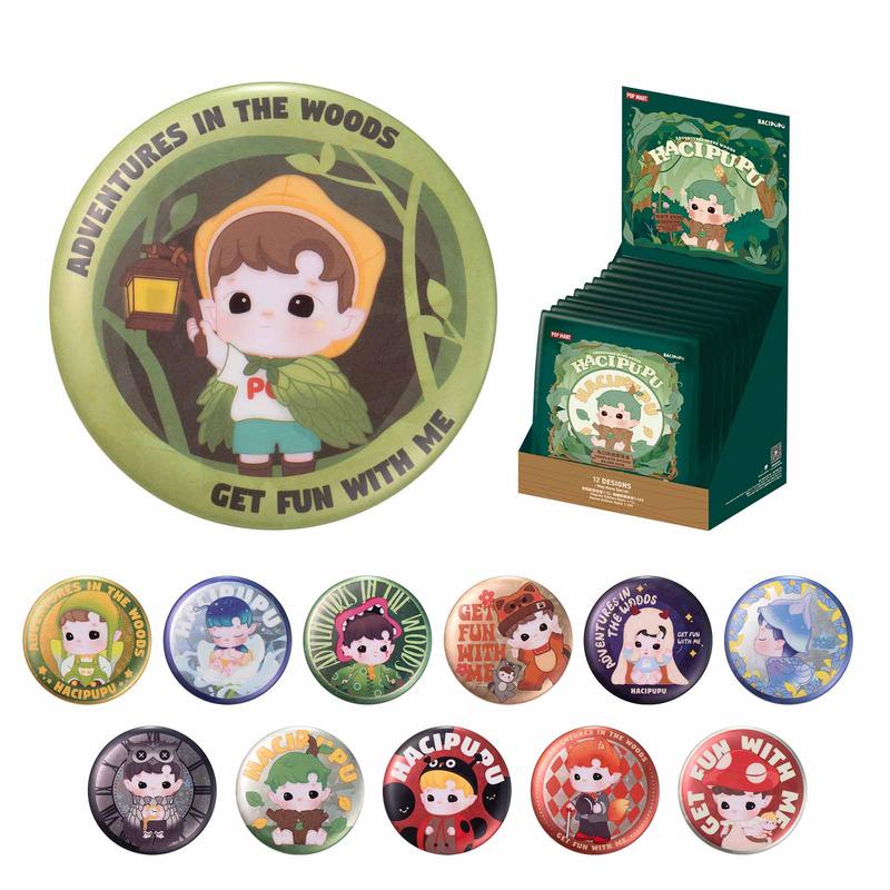 HACIPUPU Adventures In The Woods Series-Tinplate Badge Blind Box