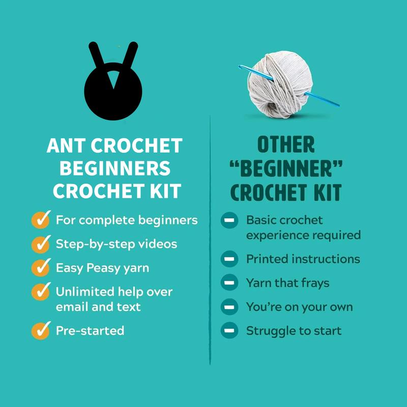 Crochet Kit for Beginners, Fox Crochet Kit, Include Easy Knitting Soft Yarn, With Step-by-Step Video Tutorial, Beginner Crochet Kit for Adults and Kids, Holiday Birthday Gift for Adults and Kids, Crochet Fashion ideas, Diy Crochet