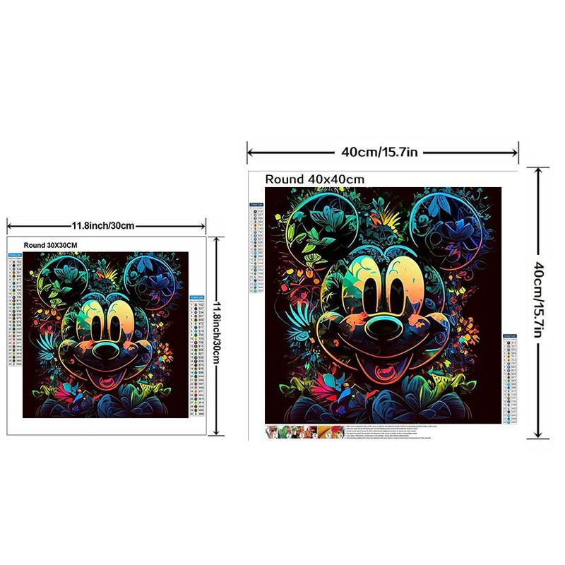 Cartoon Pattern DIY Diamond Arts Colorful Painting Kit without Frame, DIY 5D Diamond Arts Colorful Painting Kit, Wall Art Decor for Home