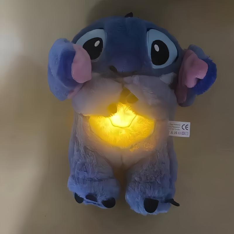 Breathing Animal Plushie S　t　i　t　c　h Soothing plushie with realisticbreathing, lights and music thatrelieves anxiety stitch  plush