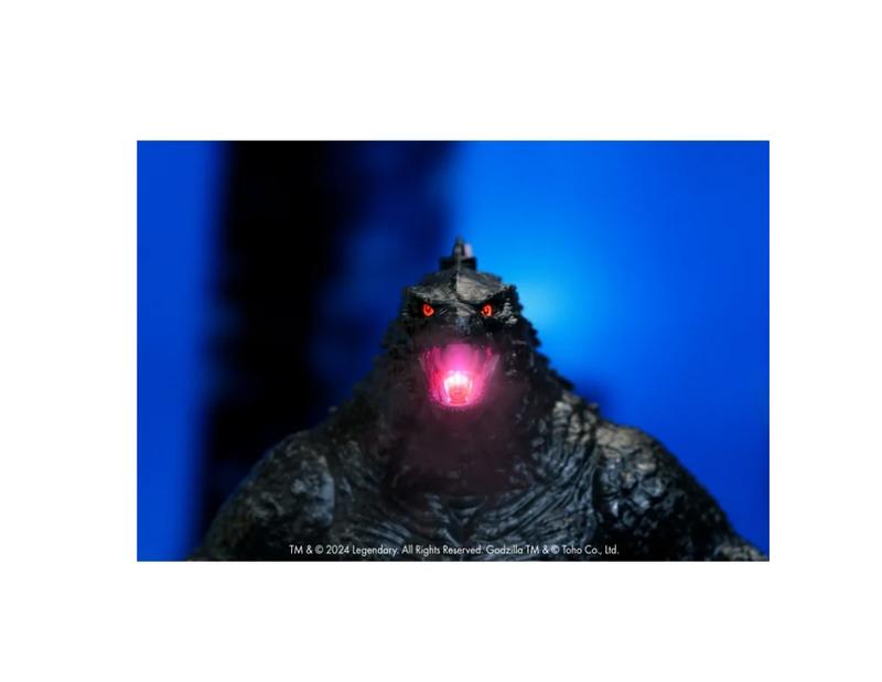 Jada Toys Godzilla X Kong: Heat-Ray Breath Godzilla Remote Control Figure Lights & Sounds, Atomic Breath, Tail Whip Action 2 Feet Long Ages 8+