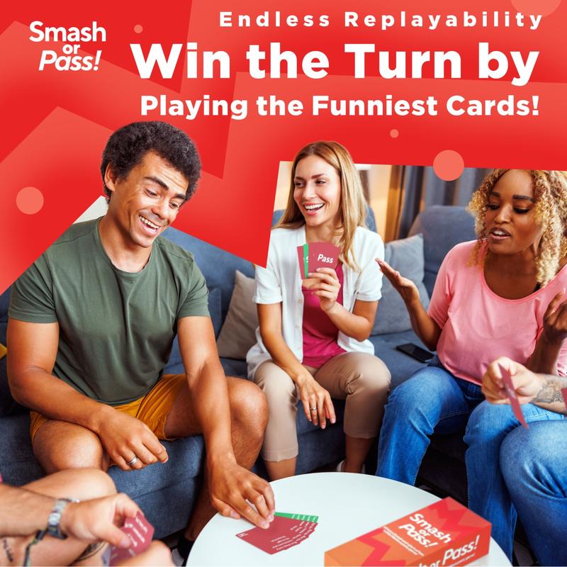 Smash or Pass - The Hilarious Game Night Adult Card Game