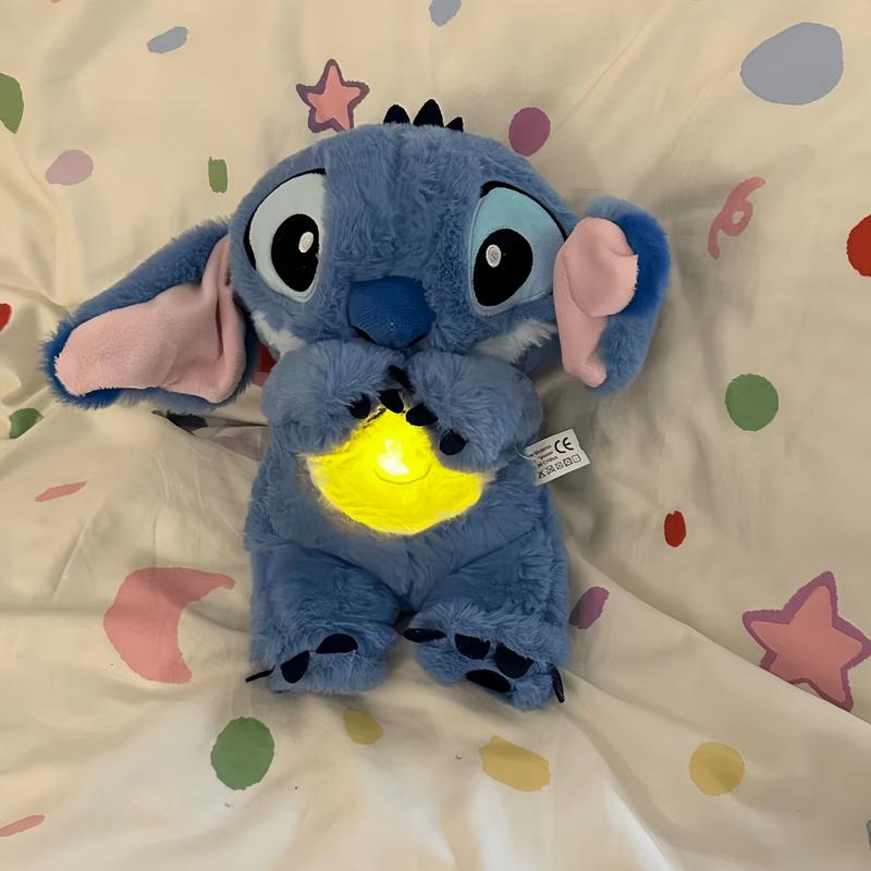 Breathing Animal Plushie S　t　i　t　c　h Soothing plushie with realisticbreathing, lights and music thatrelieves anxiety stitch  plush