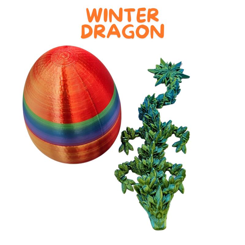 YEAR OF THE DRAGON!! Mystery Dragon Egg with Dragon - Collectible Figurine Home Decor