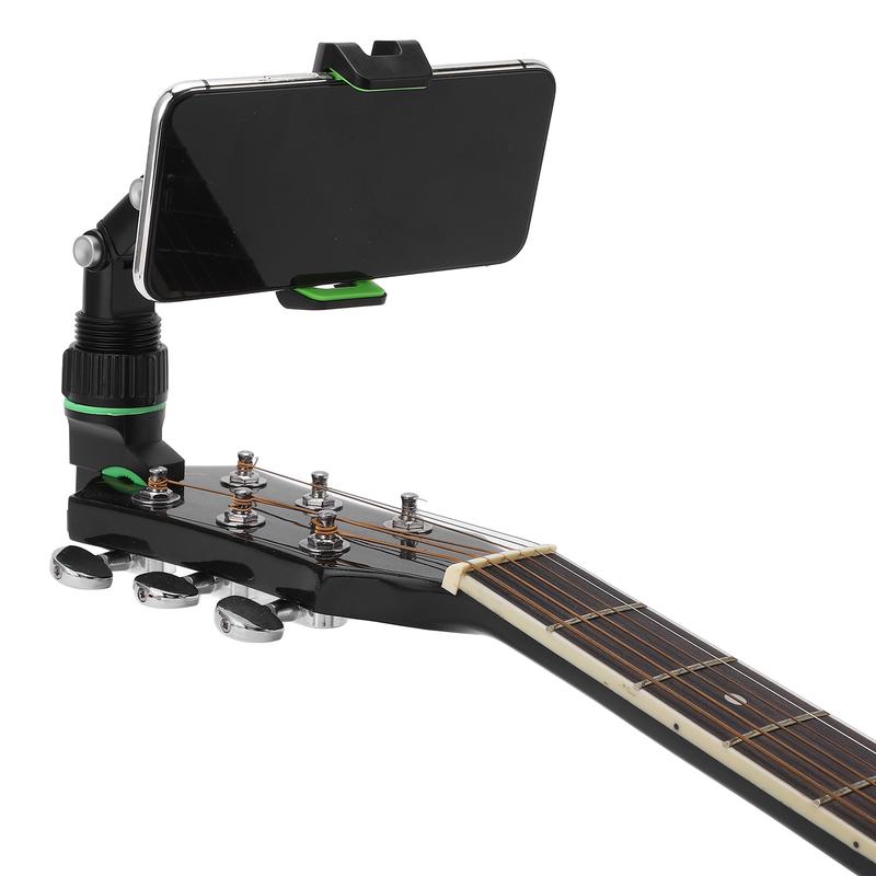 Guitar Head Phone Holder Mount for Teaching Video Recording 10Pcs Picks Wiping Cloth