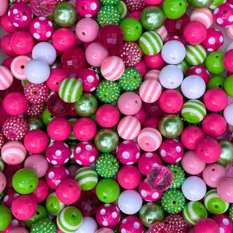 Watermelon Mix Bubble Gum Bead Mixes | 20mm Chunky Bead Mixes