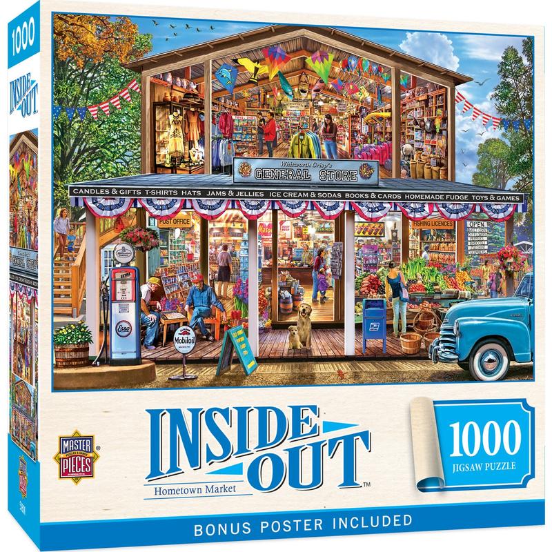 MasterPieces - Inside Out - Hometown Market 1000 Piece Jigsaw Puzzle