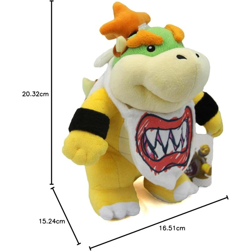 Little Buddy Super Mario All Star Collection 1424 Bowser Jr. Stuffed Plush, 8