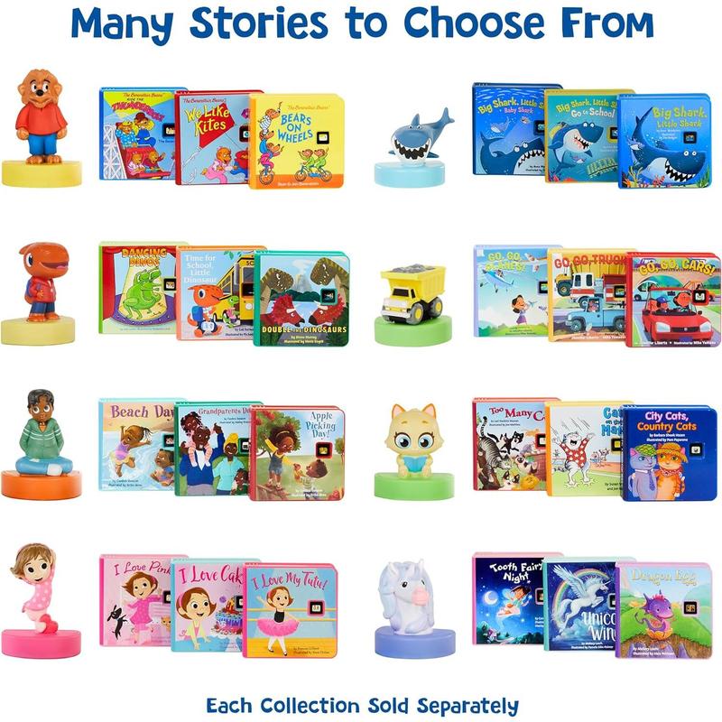 Little Tikes Story Dream Machine Big Shark, Little Shark Story Collection, Storytime, Books, Random House, Audio Play Character, Gift and Toy for Toddlers and Kids Girls Boys Ages 3+ Years