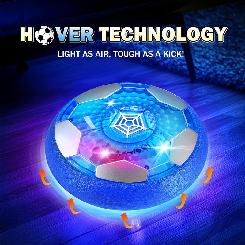 Hover Soccer Ball Toys for 3-12 Year Old Boys, Indoor Rechargable Light-up Toys Games Christmas Birthday Gifts for Kids Girls Age 4 5 6 7 8 9 10 11,