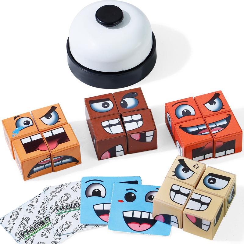 NETNEW Face Changing Magic Cube Game - Educational Puzzles Toy Board Games for Kids and Adults