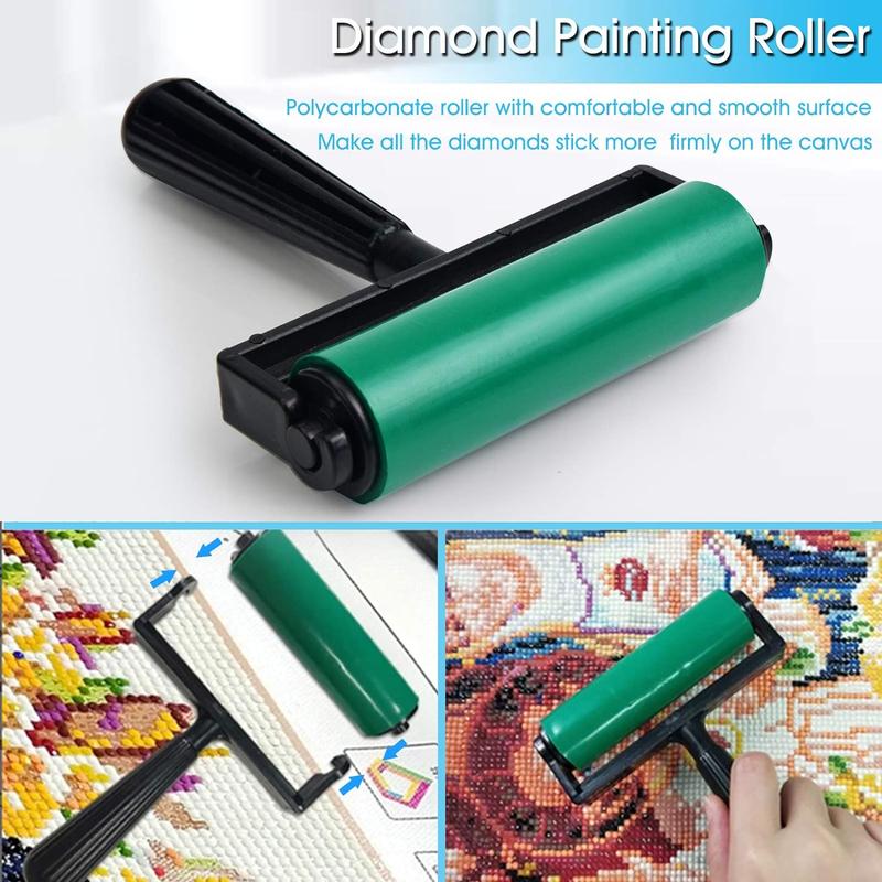 70 PCS 5D Diamond Painting Tools,Diamond Painting Accessories Kit with Diamond Embroidery Box and Diamond Painting Roller for Adults