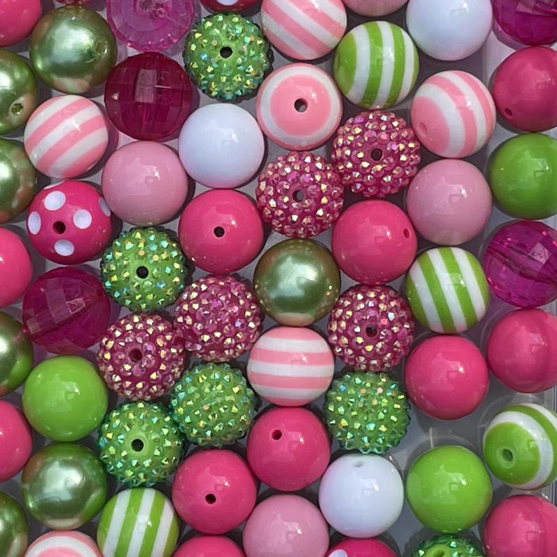 Watermelon Mix Bubble Gum Bead Mixes | 20mm Chunky Bead Mixes