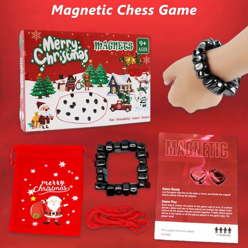 Magnetic Chess Game,Magnetic Chess Fun Family Games for Kids and Adults,Magnetic Stones,Table Top Magnetic Board Game