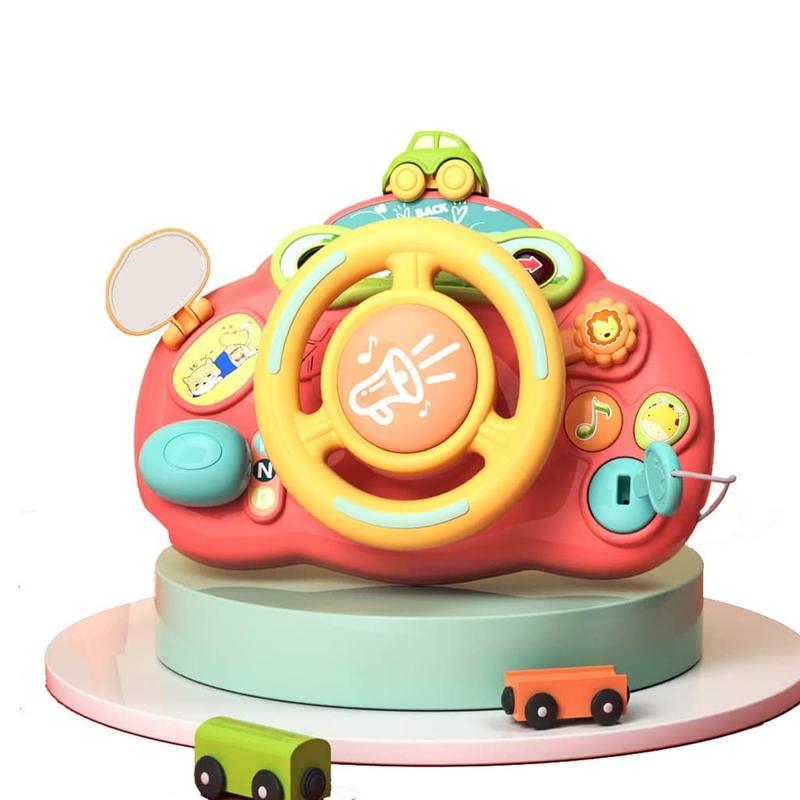 Musical Steering Wheel Toy for Kids, Sensory Toys for Boys Girls, Learning Educational Toys for Christmas & Birthday Gifts