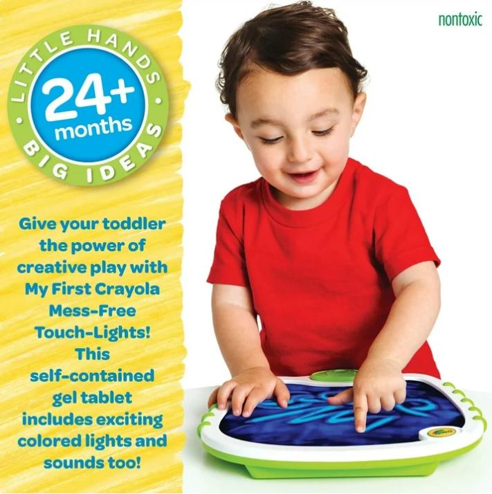 Crayola Touch Lights Musical Doodle Board - Perfect Stocking Stuffer for Holiday Gift