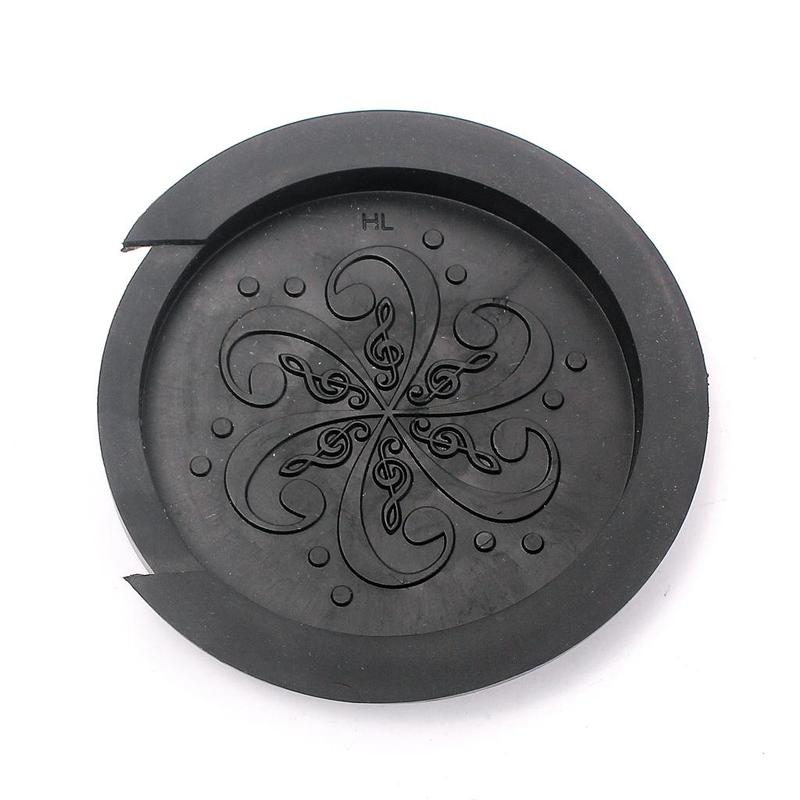 Guitar Sound Hole Cover, Silicone Sound Hole Cover, Acoustic Classic Folk Guitar Parts & Accessories