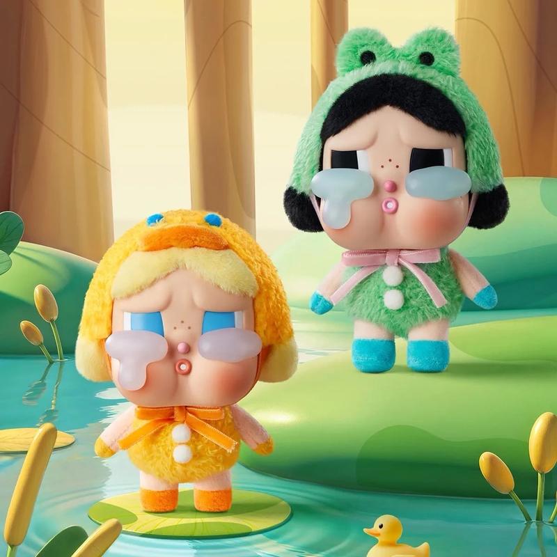 CRYBABY Crying Again Series-Vinyl Face Plush Blind Box - What a Frog 100% Authentic