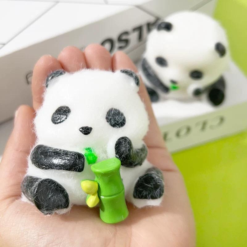 cute and soft  panda pinchle cartoon animal decompression  toy for students stress relief toys Squish it Gifts for boys and girls