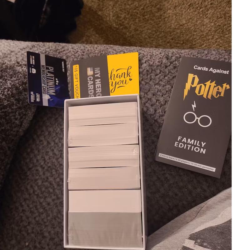 Cards Against Potter Jumbo Pack- 500+ cards for party and game-nights