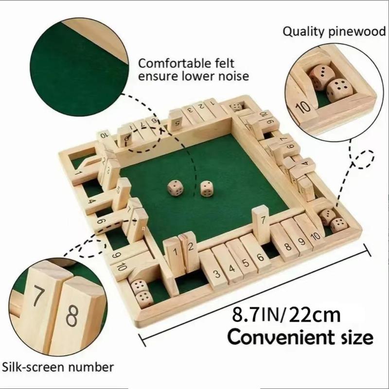 Close the Box Digital Flip Game Board Games, Family Interactive Games, 2-4 Person Ktv Bar Games Dice Games - Perfect for Family Gatherings and Gatherings