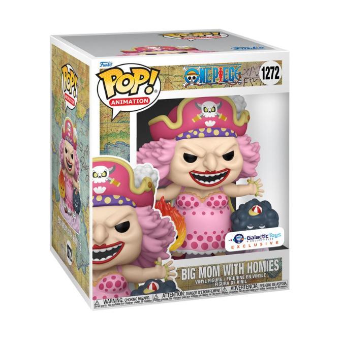 Funko Pop! Super: One Piece - Big Mom w Homies Galactic Toys Exclusive