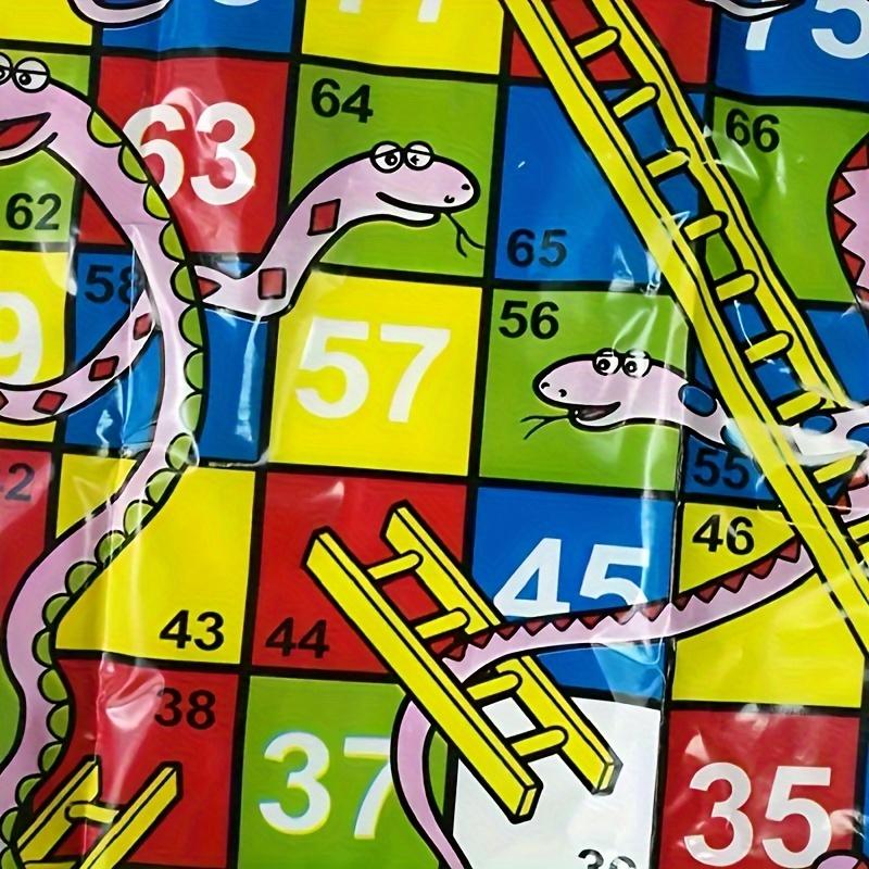 Snakes And Ladders Family Board Game - Ideal For Understanding And Strategy Skills, Perfect Birthday Gift