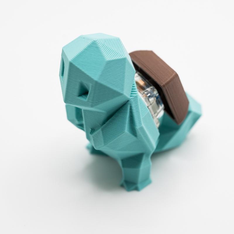 Low Poly Squirtle Mechanical Switch Fidget Toy | Stim Toy, Stress Relief, ADHD, ASMR