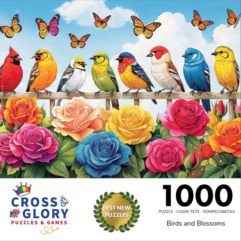 1000 Piece Jigsaw Puzzle for Adults | Unique Bird Artwork | Best Challenging Puzzles for Cognitive Workout