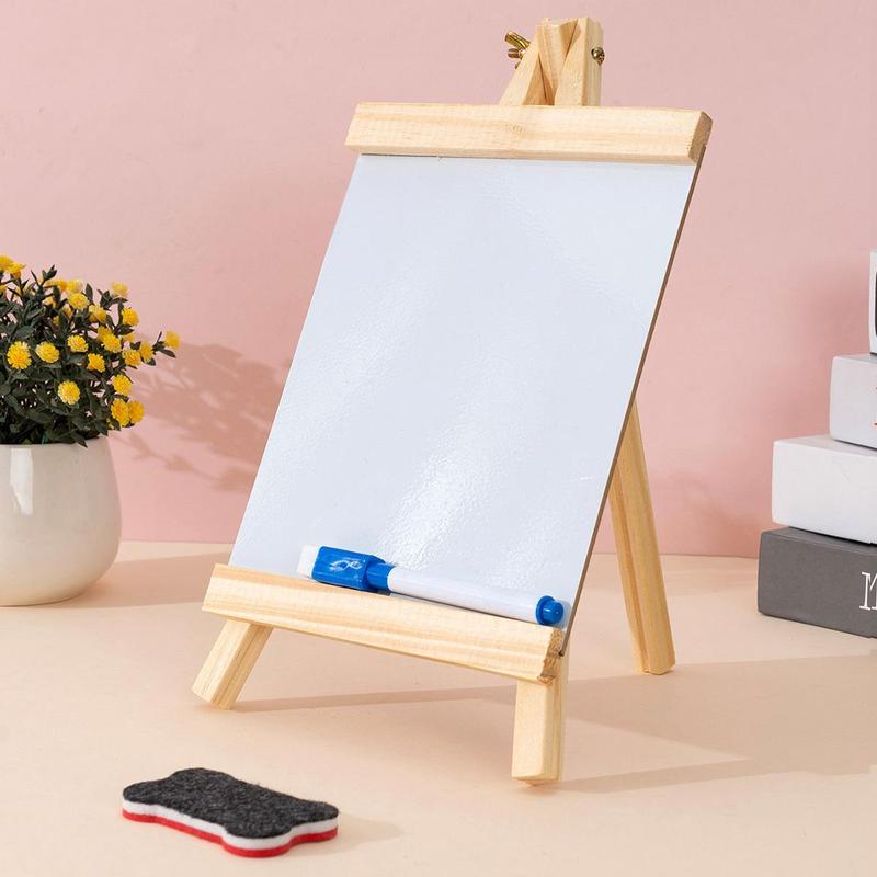 Erasable Whiteboard, 1 Count Whiteboard with Random Color Eraser & Marker Pen, Erasable Whiteboard for Office, Classroom