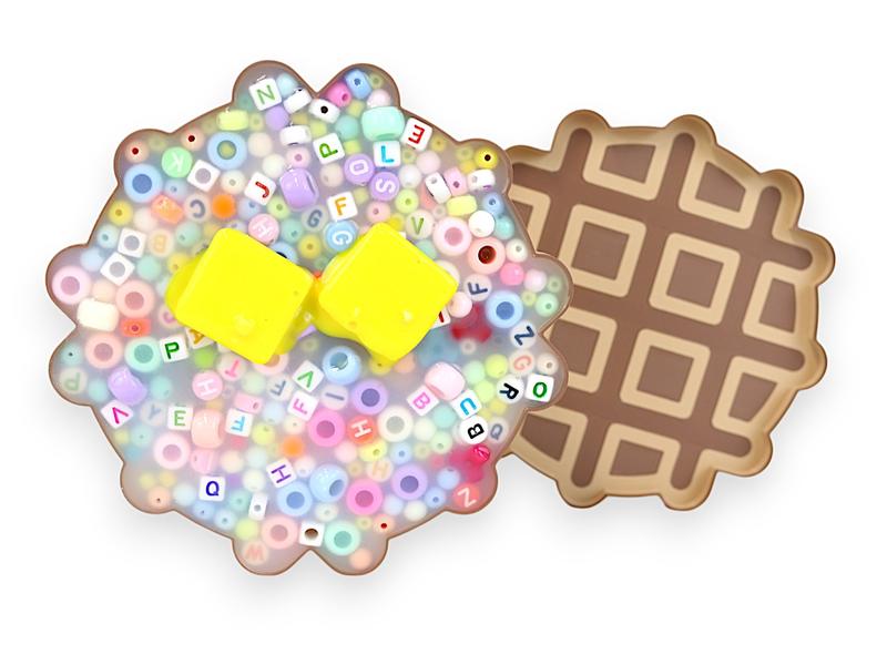 Waffle Picky Pad and Tray- Satisfy Your Urge to Pick, Pop and Peel Stress-Free!