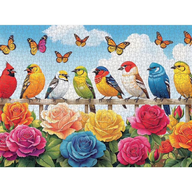 1000 Piece Jigsaw Puzzle for Adults | Unique Bird Artwork | Best Challenging Puzzles for Cognitive Workout