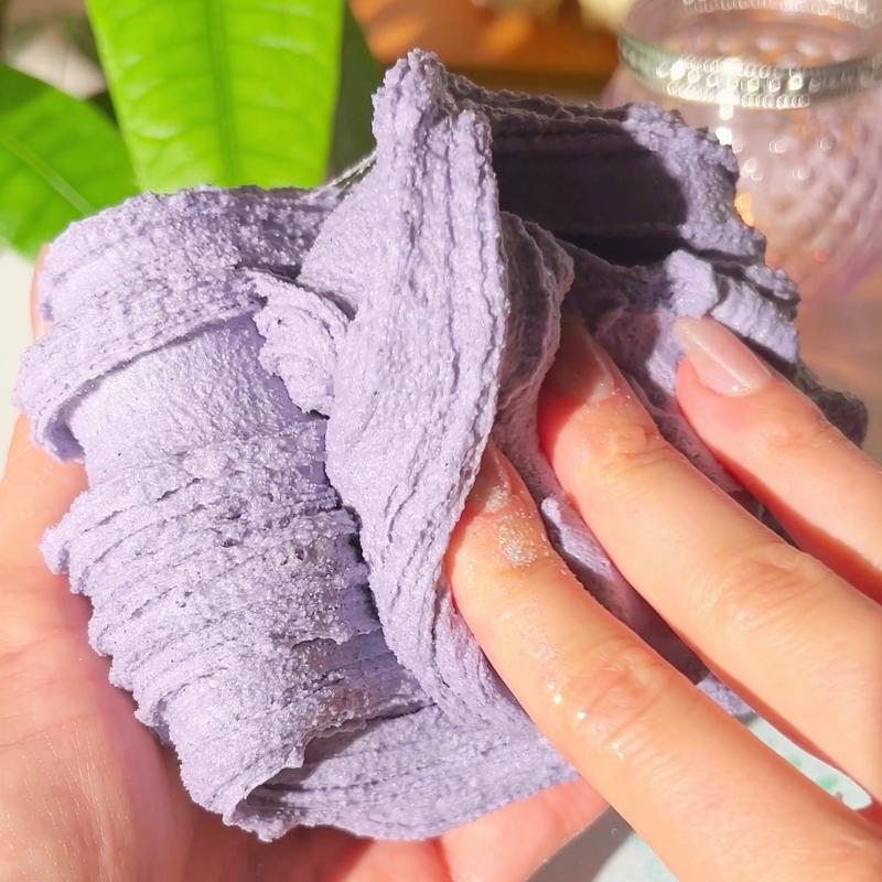 Moonstone Dust • Pumice Sand Slime • Slime for the Best ASMR • Purple + Blue Slime • Green Tea + Lemongrass Scented Slime • Slime Gift