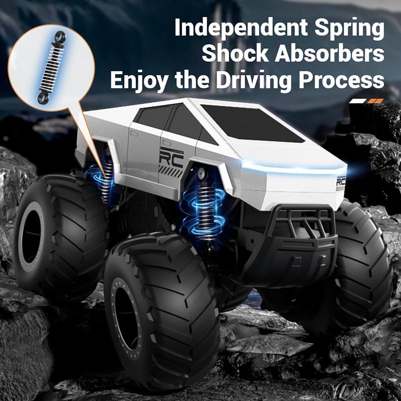 1:16 Waterproof Remote Control Car, 4WD Remote Control Off-road Pickup Truck, Outdoor Toy Vehicle, Birthday Gift for Kids